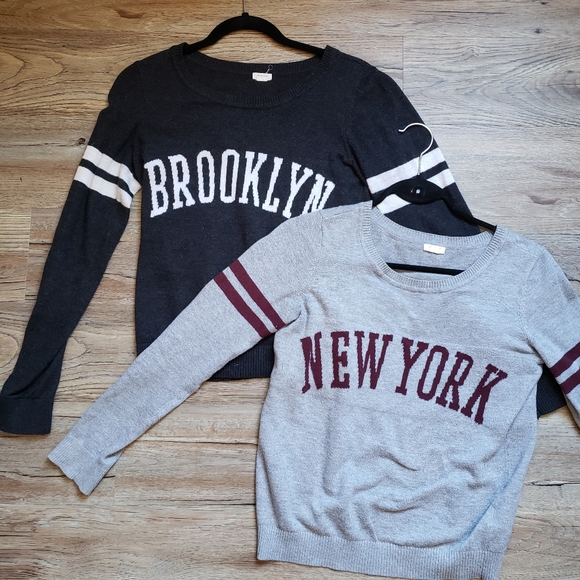❄ WINTER SALE: New York&Brooklyn Varsity Crewnecks